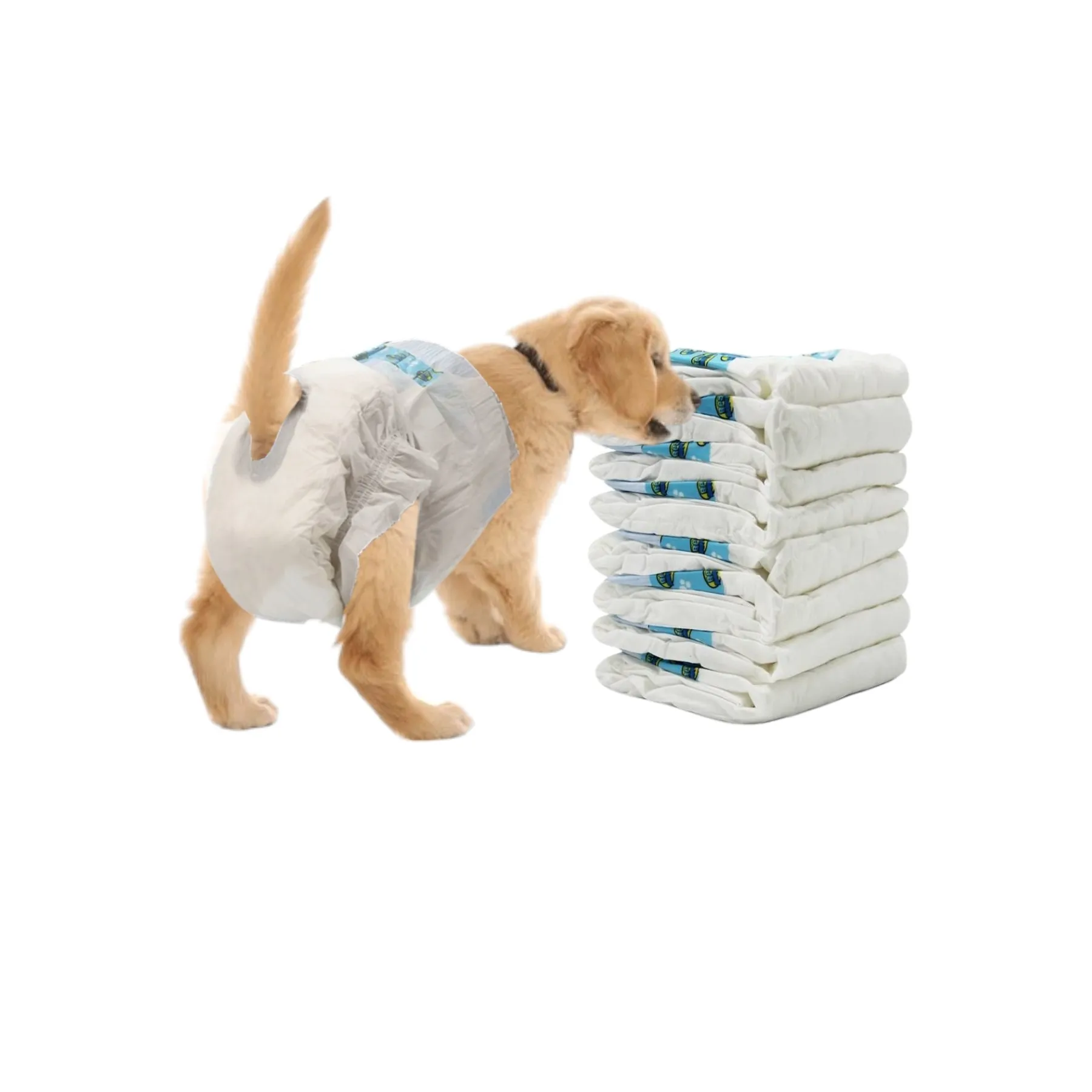 COTTECOTA-8 Piezas Pañales Sanitarios para Perros Ajustador Desechable Entrenamiento para Cachorros Femeninos