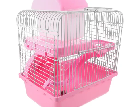 Jaula de castillo para hámster, ratón para mascotas, ratones, rata grande, plataforma pequeña de verano