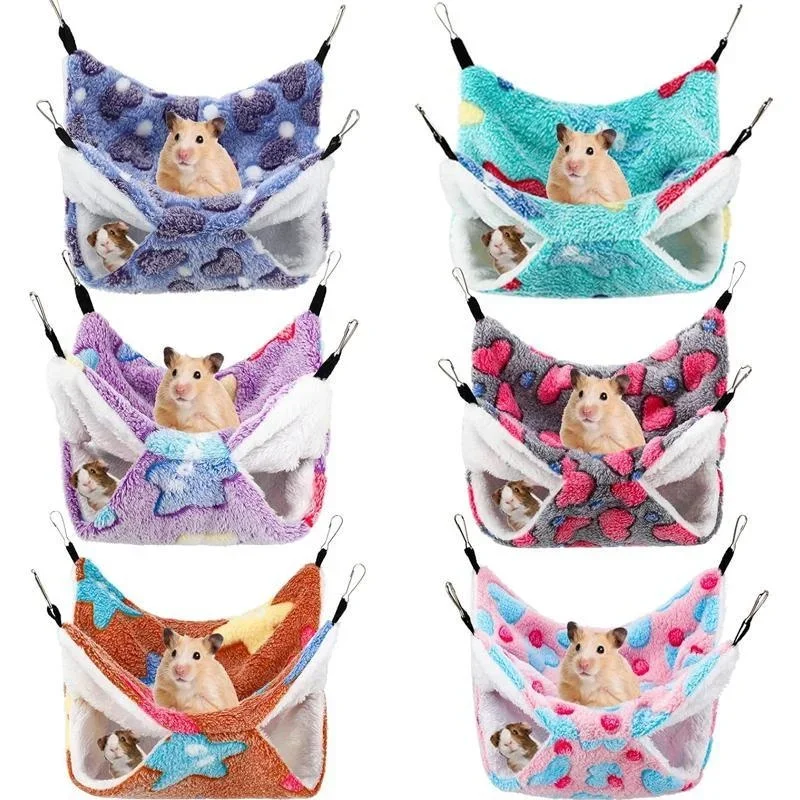 kf-S0a4047c1757640af9fa9d1fab5f6c192c-Guinea-Pig-Hammock-Rat-Hamster-Hanging-Hammock-Double-Layer-Chinchilla-Warm-Fleece-Hanging-Hammock-Bed-Cage