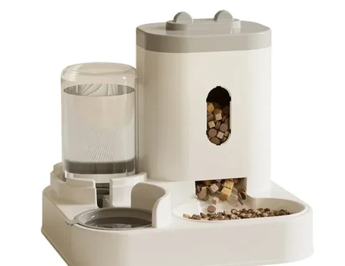 Dispensador automático de agua y comida para gatos, comedero automático, agua para gatos