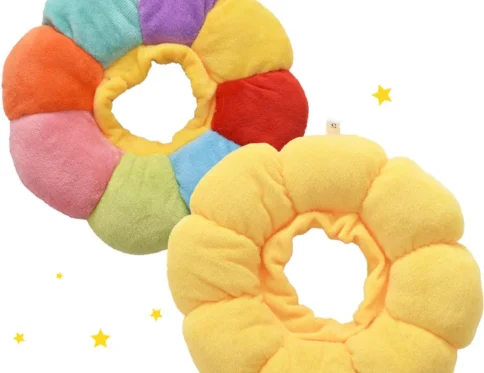 Girasol Elizabeth Anillo Gato Anti Lamer y Anti Mordedura Gato Collar Perro