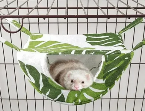 Hamaca de hurón Hamaca cálida de conejillo de indias para jugar con mascotas