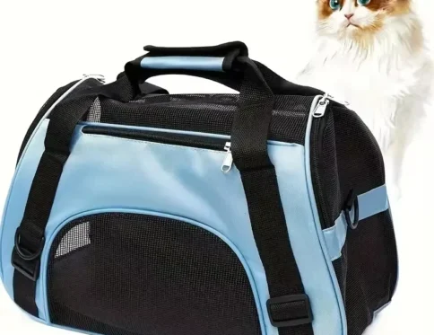 Bolso de hombro portátil transpirable para mascotas gato perro