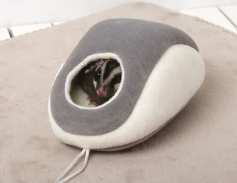 Jaula para mascotas, accesorios para hámster, nido para animales pequeños, cálido para invierno