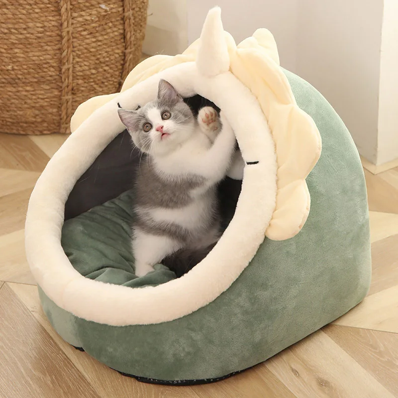 kf-S429a61fb6b2242d1b36d9a5779342a07Q-Pet-Tent-Cave-Bed-for-Cats-Small-Dogs-Self-Warming-Cat-Tent-Bed-Cat-Hut-Comfortable