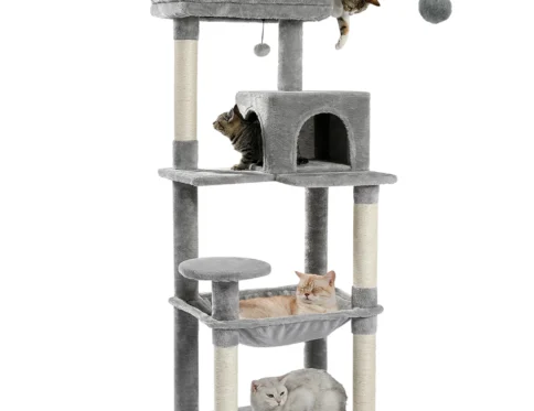 Árbol para gatos de interior Torre para gatos de 5 niveles para gatos grandes