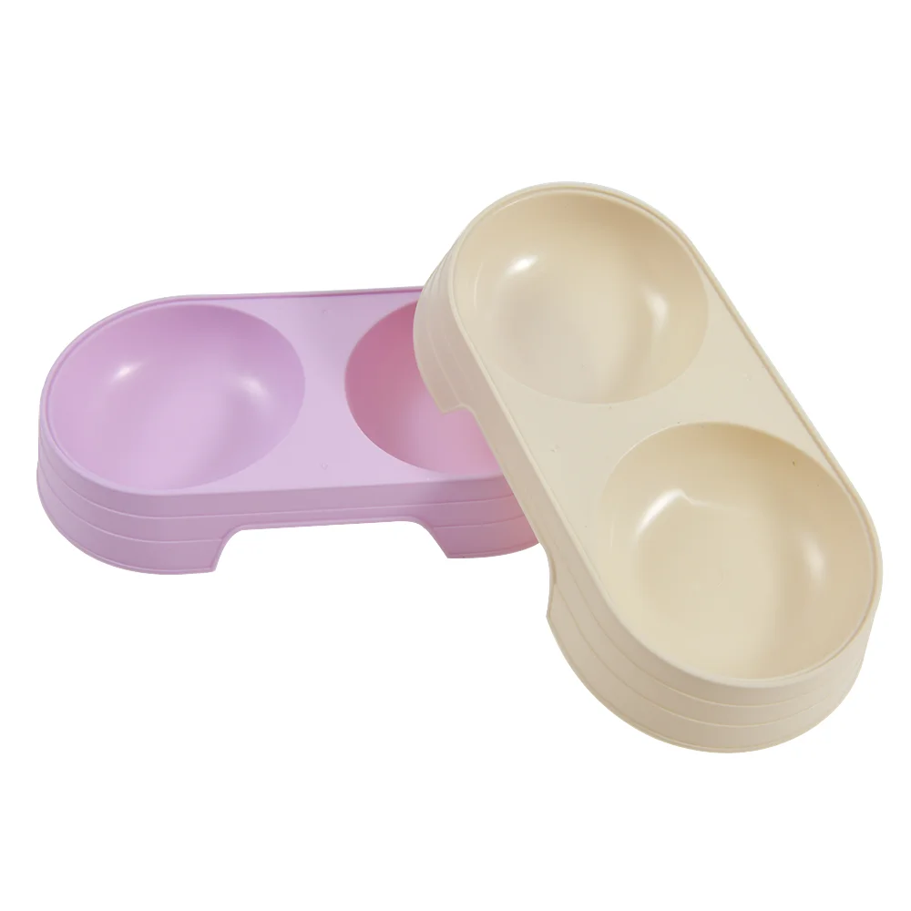 kf-S600d2d00fde641f79c6d1c7203b5eb87k-1Pc-Macaron-Color-Pet-Bowl-Plastic-Cat-and-Dog-Double-Bowl-Pet-Supplies-Accessories-Cat-Food