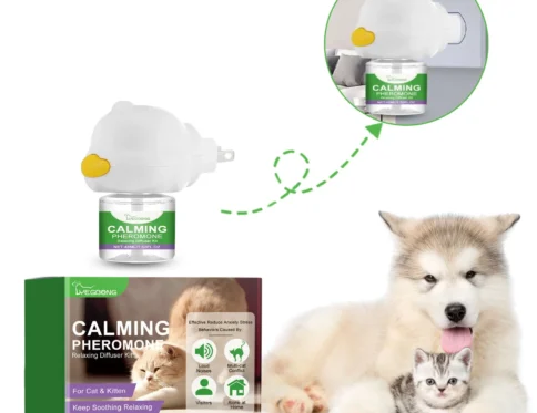 Kit de difusor calmante para gatos, recambio calmante para el estado de ánimo, relajante, antiansiedad y estrés