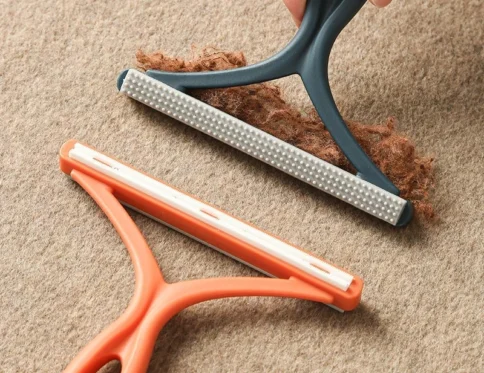 Removedor de pelo de mascotas de doble cara removedor de pelusa herramienta de limpieza afeitadora suéter