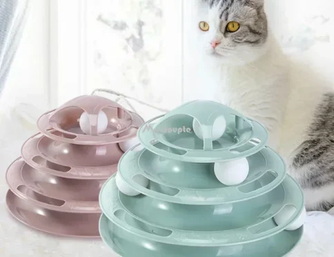 Niveles Gatos Torre de juguetes Pistas Juguetes para gatos Gato interactivo