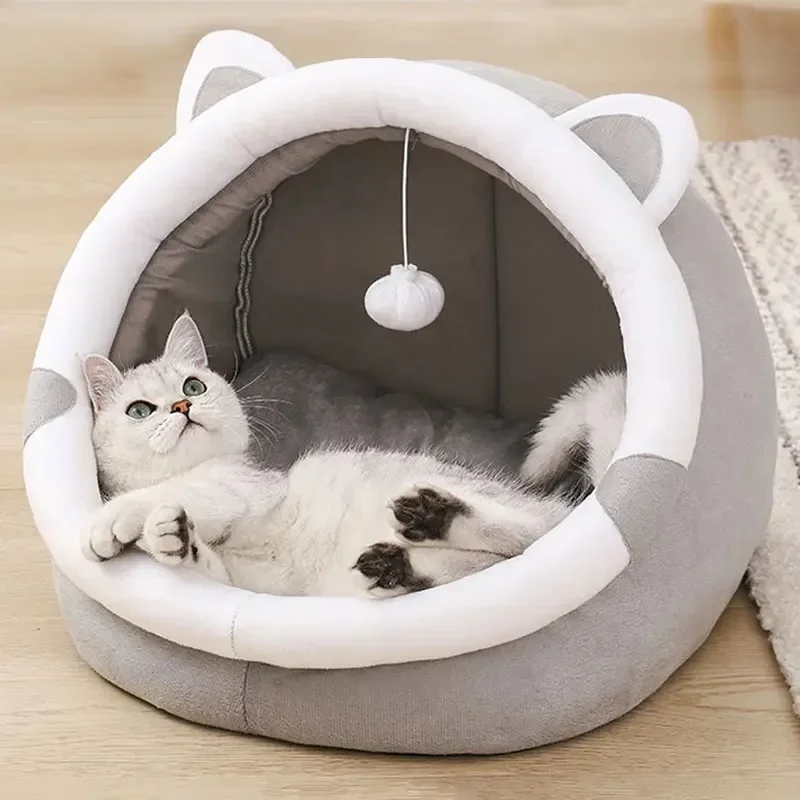 Bonita cama para gatos para interior, tienda para perros pequeños y grandes