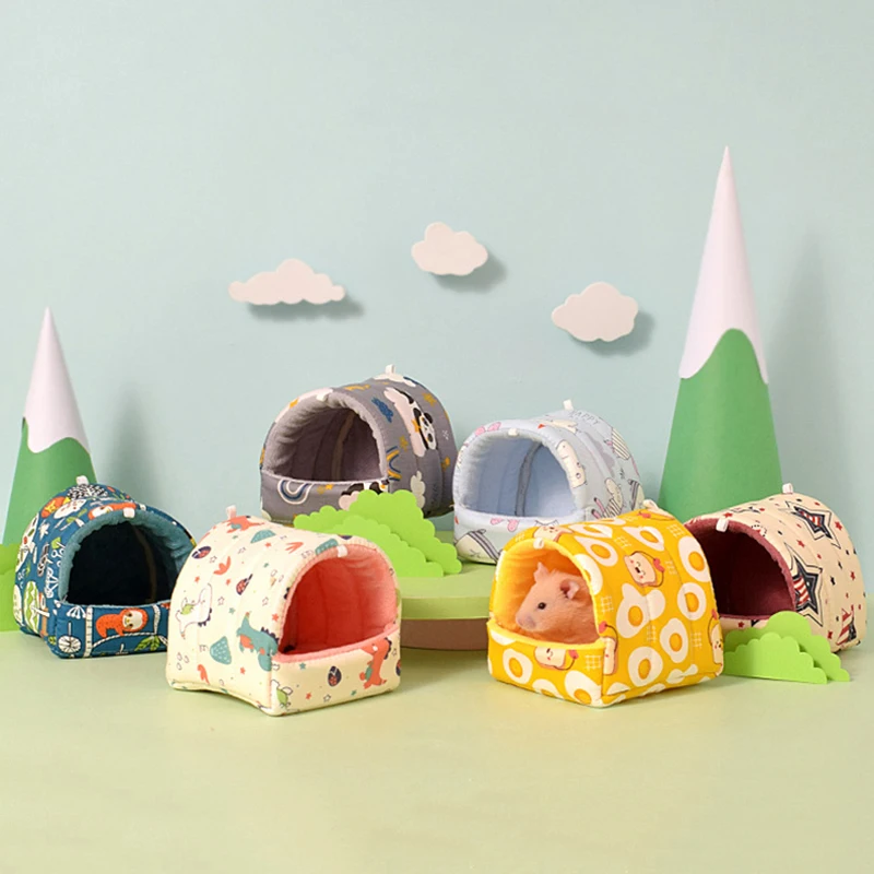 kf-Sade58fab57144a70aee8f52253f733f8k-Cute-Mini-Cage-Rabbit-Squirrel-Winter-Warm-Cotton-Mat-Guinea-Pig-Nest-Hamster-House-Small-Animal