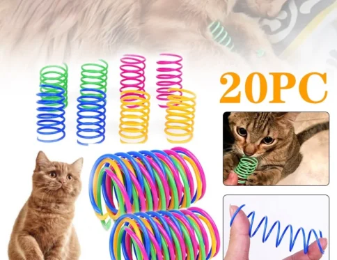 Kit de muelles en espiral para gatitos, juguetes para gatos, calibre interactivo