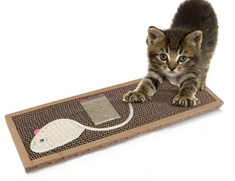 Alfombrillas rascadoras para gatos de cartón rascador para gatos