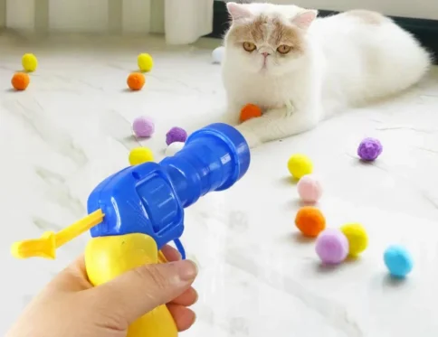 Juguetes para gatos Juguetes interactivos para gatos Juego de pompones
