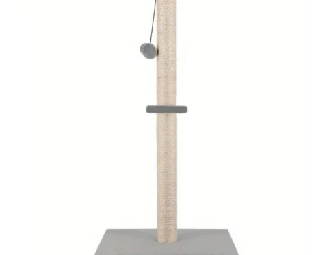 GREATOOL Árbol rascador para gatos de sisal natural, árbol rascador de poste alto