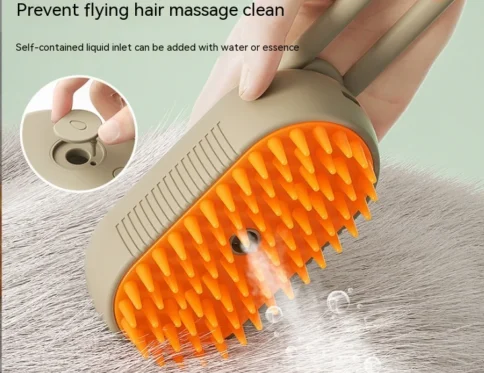 Nuevo Peine pulverizador para mascotas, para gatos y perros, depilación eléctrica