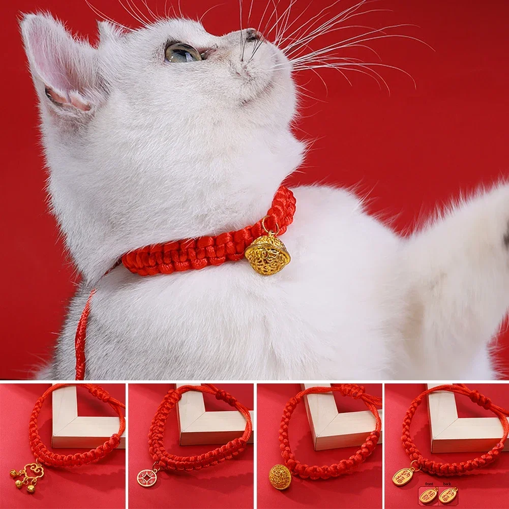 kf-Se484901191164e76ae3137139853a54cM-Pet-Collar-Cat-Fashionable-Pet-New-Year-Adjustable-Necklace-Red-Rope-Chinese-Traditional-Lucky-Bless-Hand