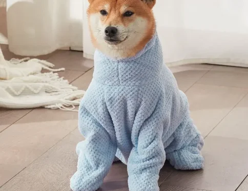 Albornoz para perros, toalla de baño absorbente de secado rápido para mascotas, toalla de baño para perros