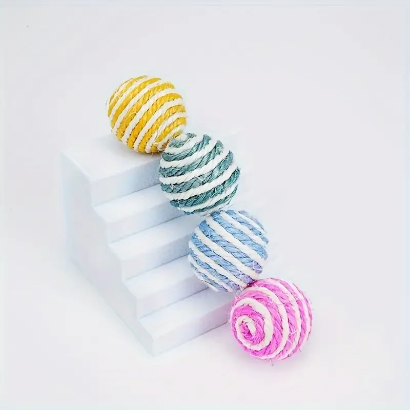 kf-Sf87a8ac3962040e2acec74d70ed81210i-3pcs-Assorted-Varieties-Natural-Sisal-Ball-Cat-Scratch-Balls-Interactive-Ball-Bite-Durable-Cat-Toys-Pet