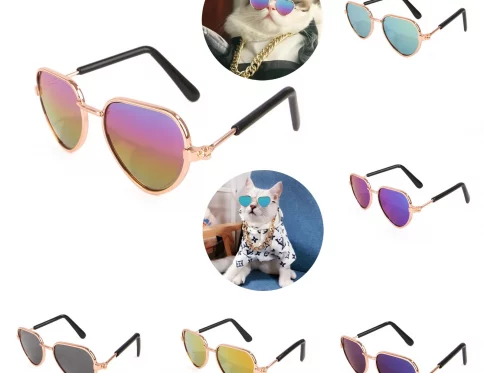 Gafas bonitas para gato y perro, lentes de sol, accesorios de moda para fotos de mascotas