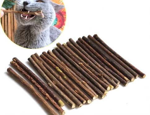 Palo dental natural Silvervine para gatos