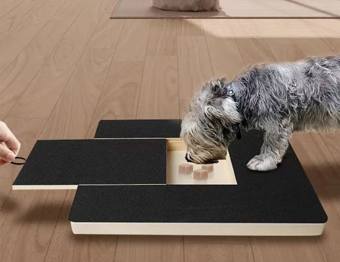 Tablero rascador con golosinas integradas, lima para perros